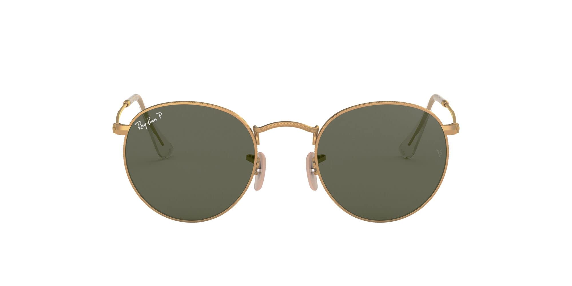 Ray-Ban RB3447 Round Metal Sunglasses - Classic Polarized UV Protection Aviator Sunglasses for Men & Women | Perfect for Driving, Travel, and Outdoor Activities