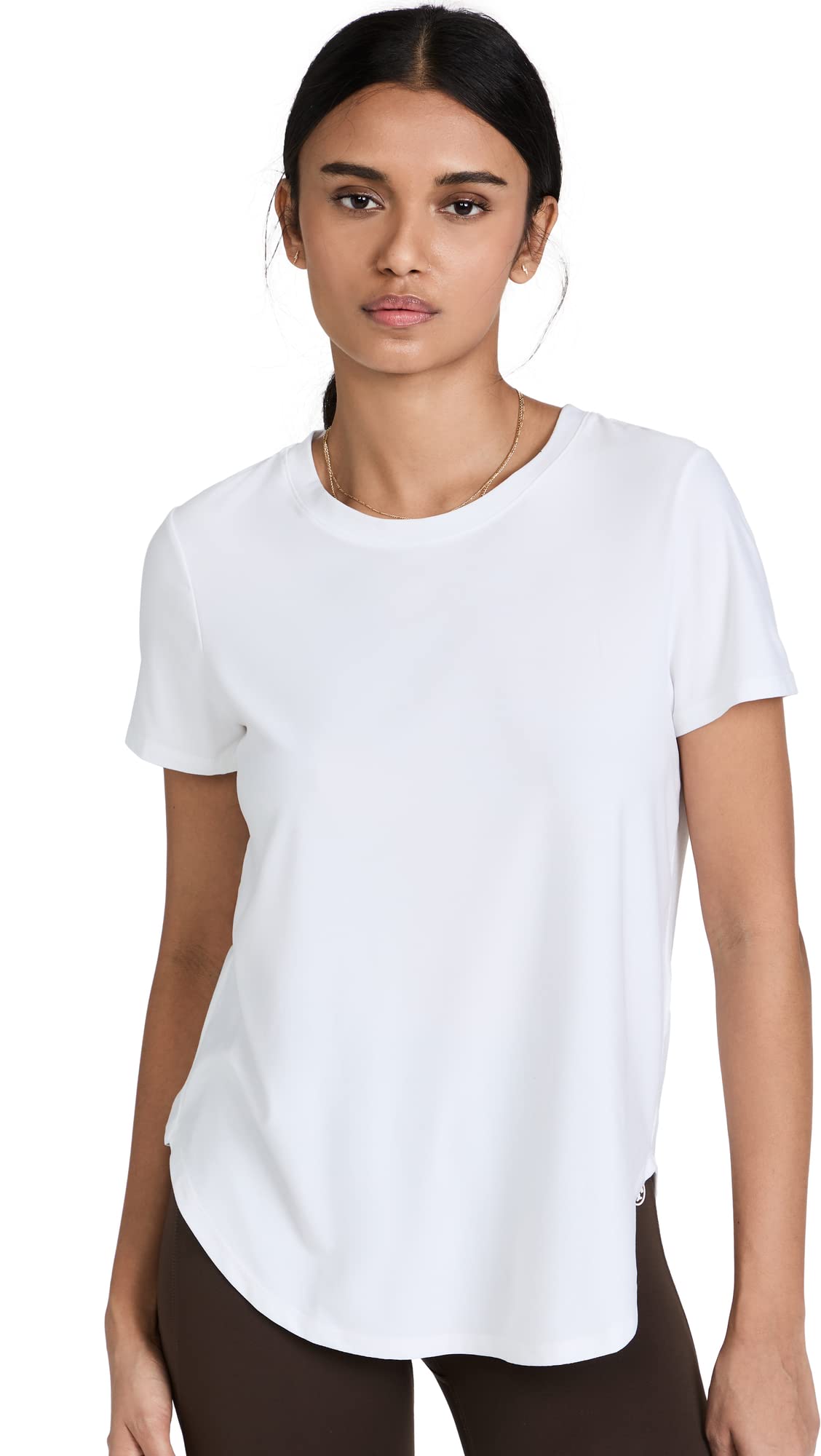 Beyond Yoga Women's On The Down Low Tee - Soft & Comfortable Yoga T-Shirt for Women | Perfect for Yoga, Pilates, Gym & Casual Wear