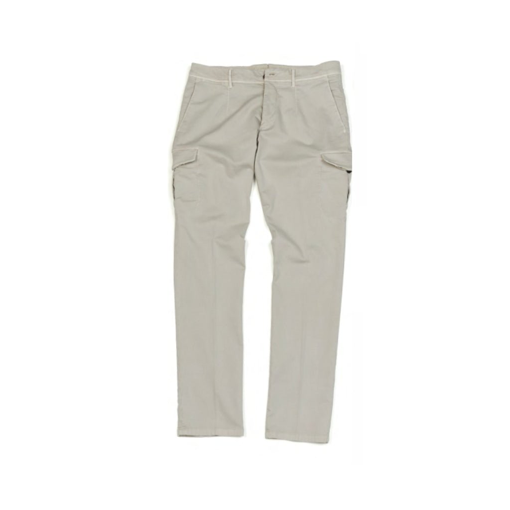 FRADI Stretch Cargo Pants for Men - Comfortable ECRU Regular Fit Work Pants | Perfect for Outdoor Work, Hiking & Casual Wear