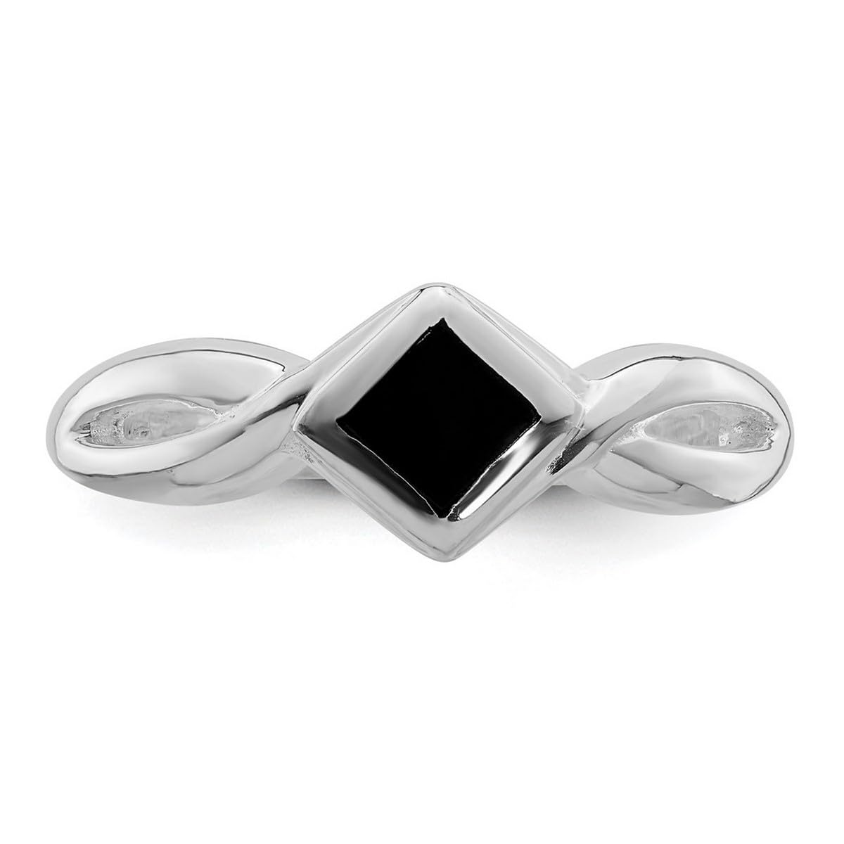 925 Sterling Silver Simulated Onyx Ring for Women - Elegant Gothic Jewelry for Evening Parties, Date Nights & Special Occasions