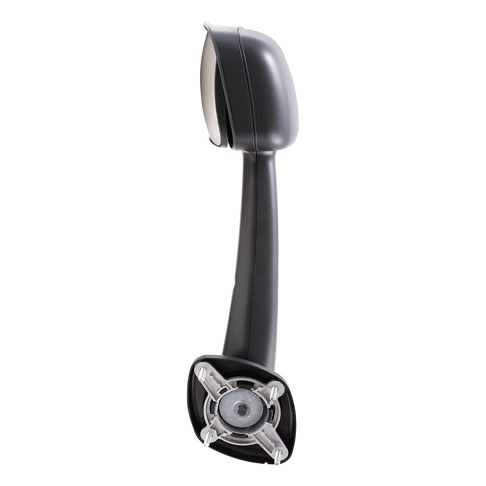 2008-2017 Freightliner Cascadia Driver Side Manual Mirror - Black Hood Mount Replacement (Paint to Match) | Perfect for Truck Repairs & Fleet Maintenance