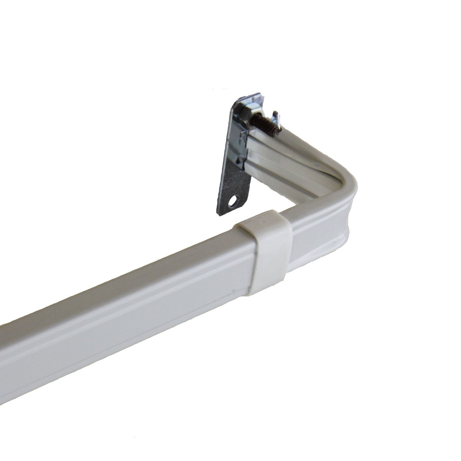 Kirsch SUPER DUTY 18-28 Inch Lockseam Curtain Rod with 1.25 Inch Clearance - Heavy Duty Drapery Rod for Living Room, Bedroom & Office Windows #6112-025