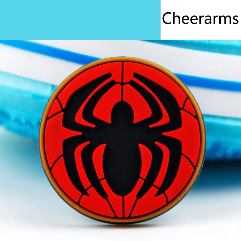 MINISO Marvel Superhero DIY Shoe Charms - Cartoon Character Accessories for Sandals & Clogs - Decorative Pins for Kids Gifts & Garden Fashion Accessories (Perfect for Birthday Presents & Cosplay Outfits)