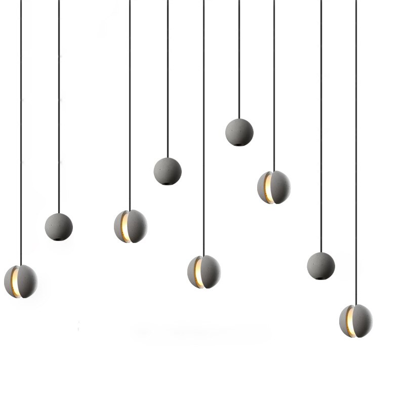 Stylish Moon Pendant Light - Modern Celestial Chandelier for Bedroom, Living Room & Dining Room Decor | Energy Efficient LED Moon Phase Lighting Fixture