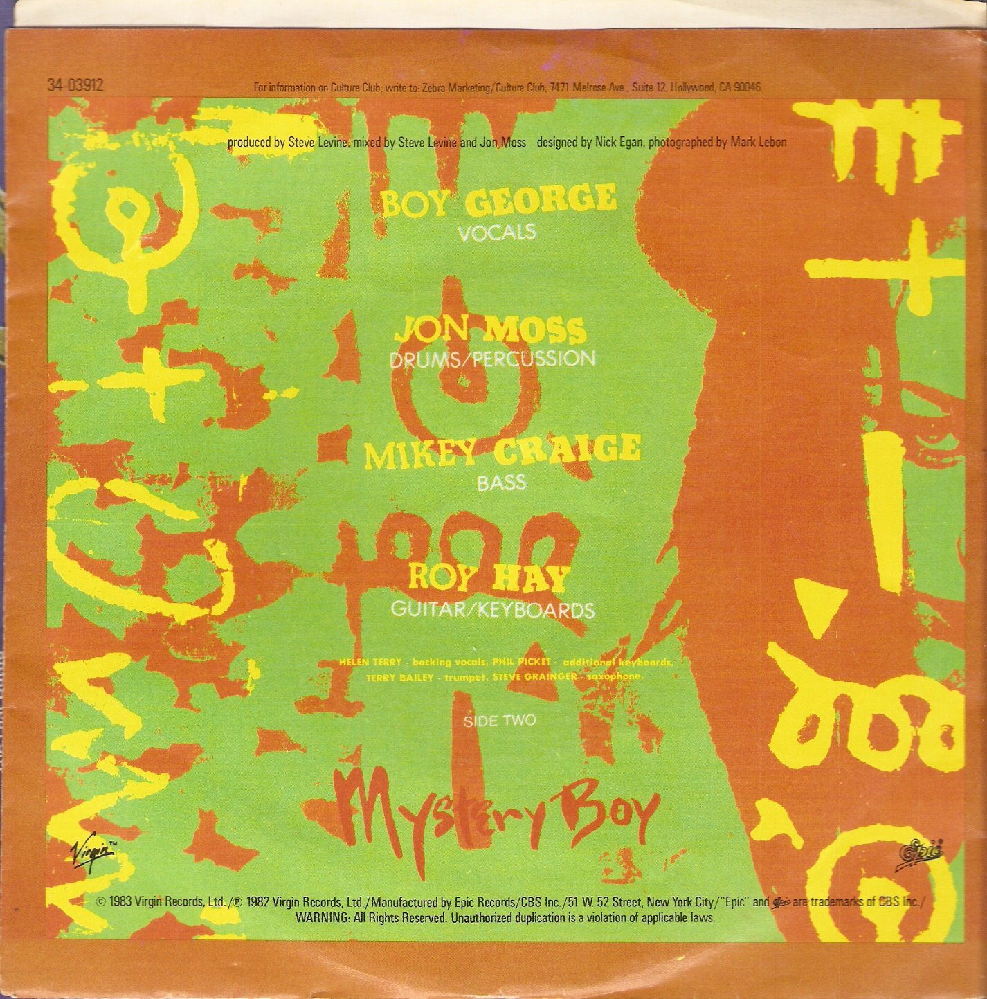 I'll Tumble 4 Ya / Mystery Boy 45 RPM Vinyl Single (Near Mint Condition) - Perfect for Record Collectors & 80s Music Lovers