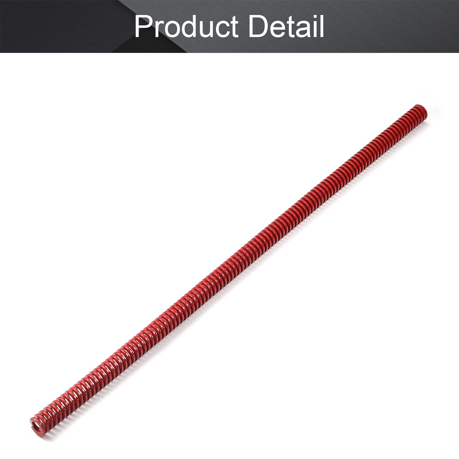 MroMax 10mm OD 300mm Long Medium Load Compression Die Spring for 3D Printer Ender 3/Ender 5/Electric Parts - Red (1PC) - Perfect for 3D Printer Maintenance & Repairs