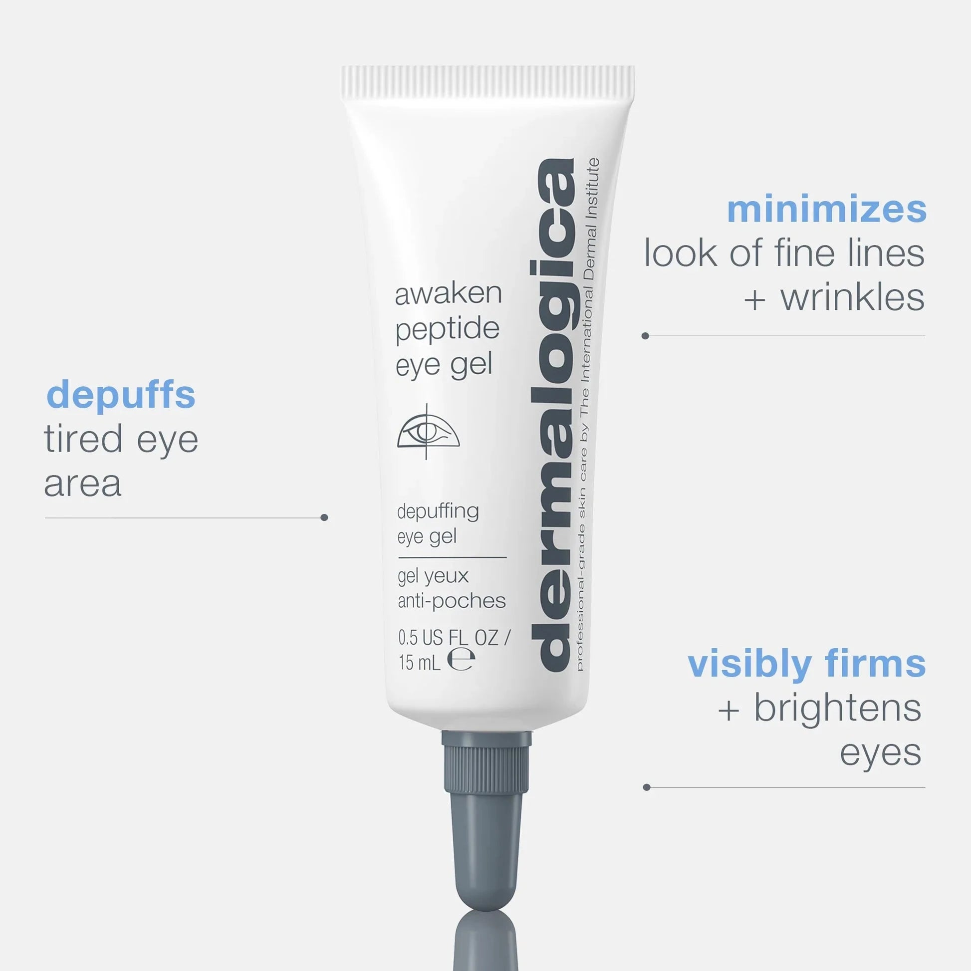 Awaken Peptide Eye Gel - Anti-Aging & Hydrating Under Eye Treatment for Dark Circles & Puffiness | Perfect for Morning Routine & Night Skincare