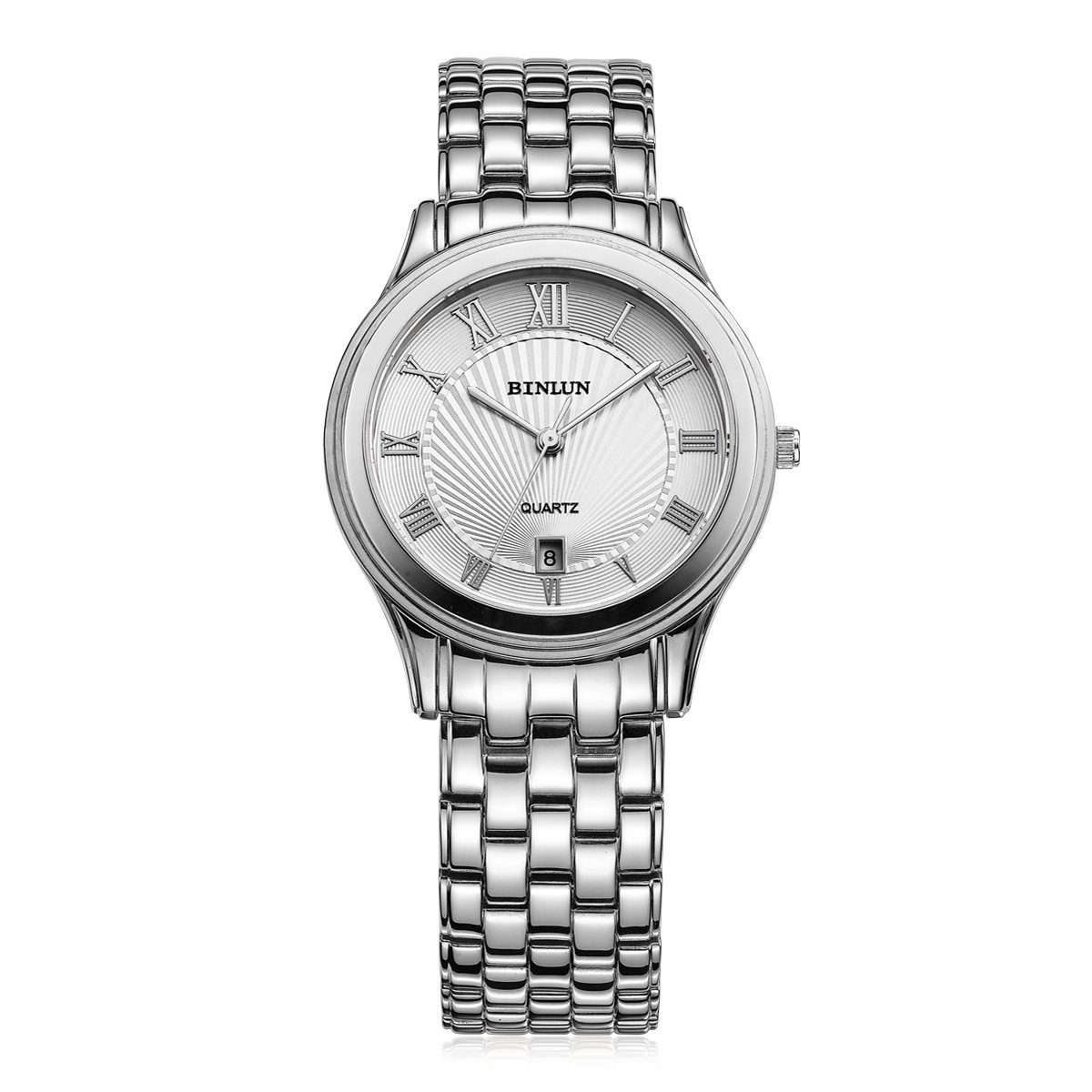 BINLUN Men's Women's Watch Japanese Quartz Movement Stainless Steel Waterproof Wristwatch - Perfect for Business, Casual & Outdoor Activities