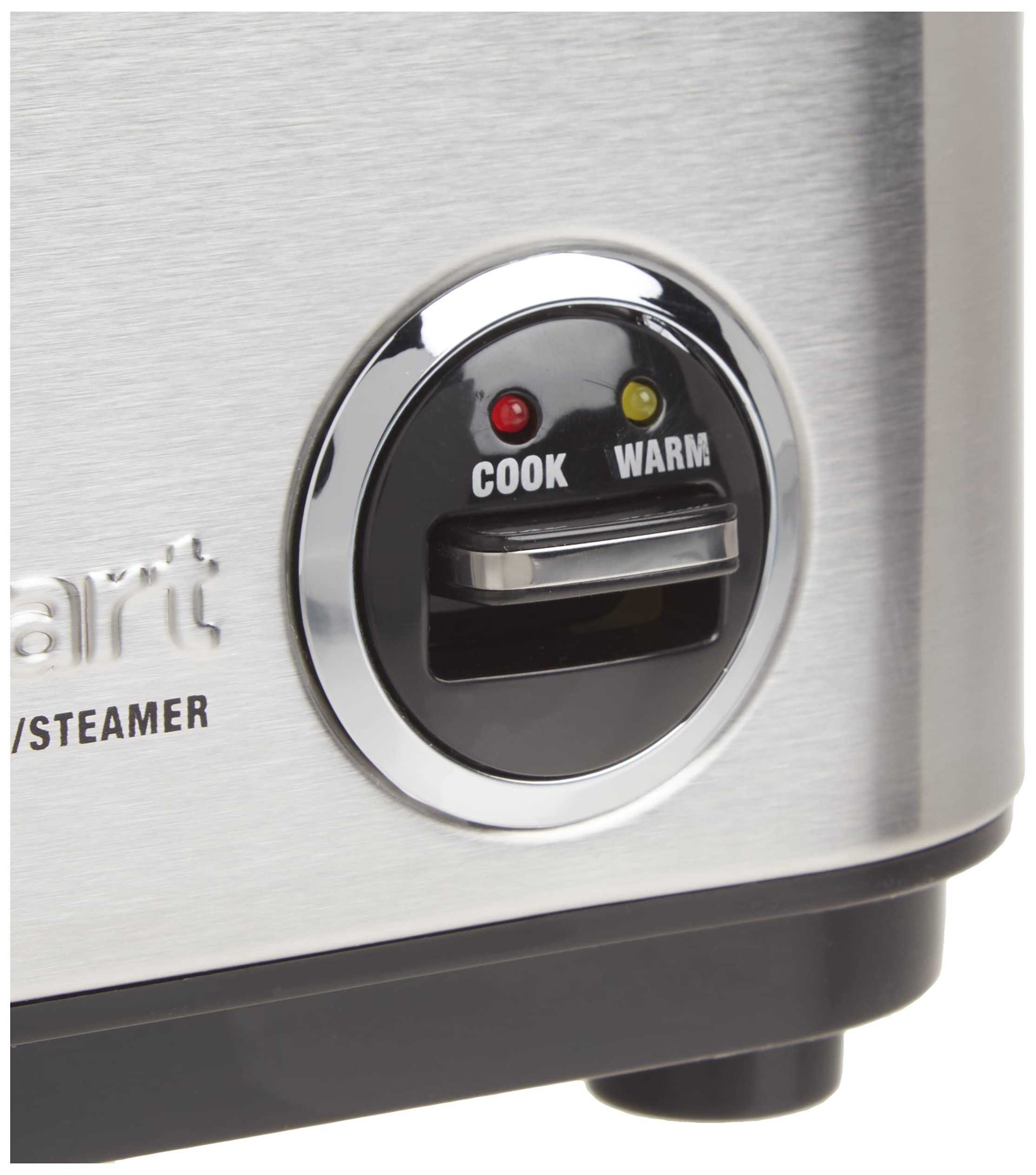Cuisinart CRC-400P1 4-Cup Stainless Steel Rice Cooker - Perfect for Small Kitchens, Dorms & Office Use
