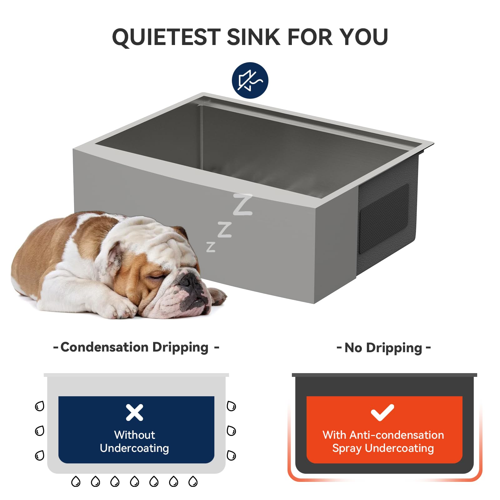 Lordear 27 Inch Stainless Steel Farmhouse Kitchen Sink - 16 Gauge Apron Front Single Bowl with Ledge Workstation | Perfect for Rustic & Modern Kitchens, Heavy-Duty Cooking & Entertaining