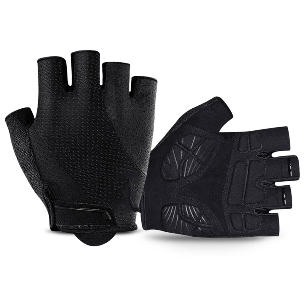 Breathable Half Finger Cycling Gloves for Men & Women - Mountain & Road Bike Sports Gloves (Color: A, Size: M) | Perfect for Commuting, Training & Outdoor Adventures