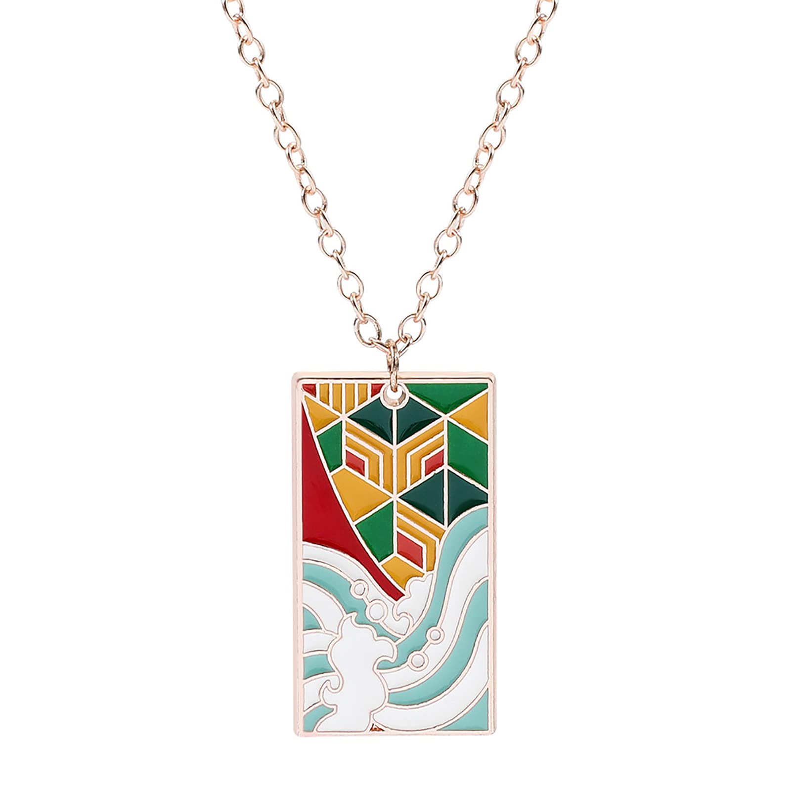 Anime Demon Pendant Necklace - KF Ornament Classic Anime Figure Jewelry for Cosplay, Gift for Anime Fans | Perfect for Cosplay Events, Birthday Presents & Anime Lovers Collection