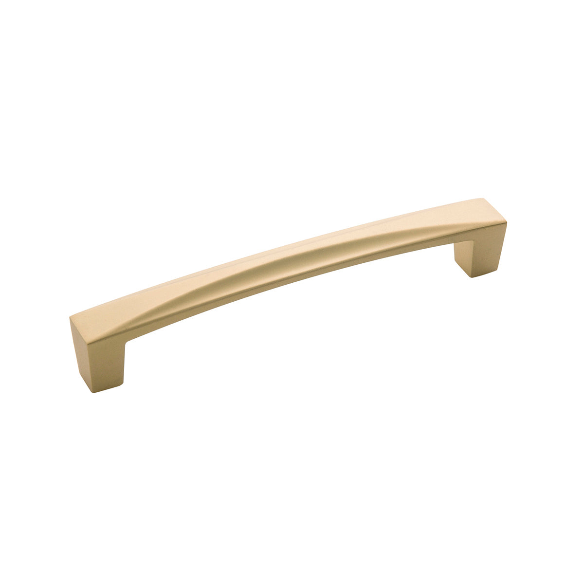 Crest Pull 5 1/16 Inch (128mm) Center to Center Champagne Bronze Cabinet Handle - Elegant Hardware for Kitchen Cabinets, Dressers & Furniture Drawers