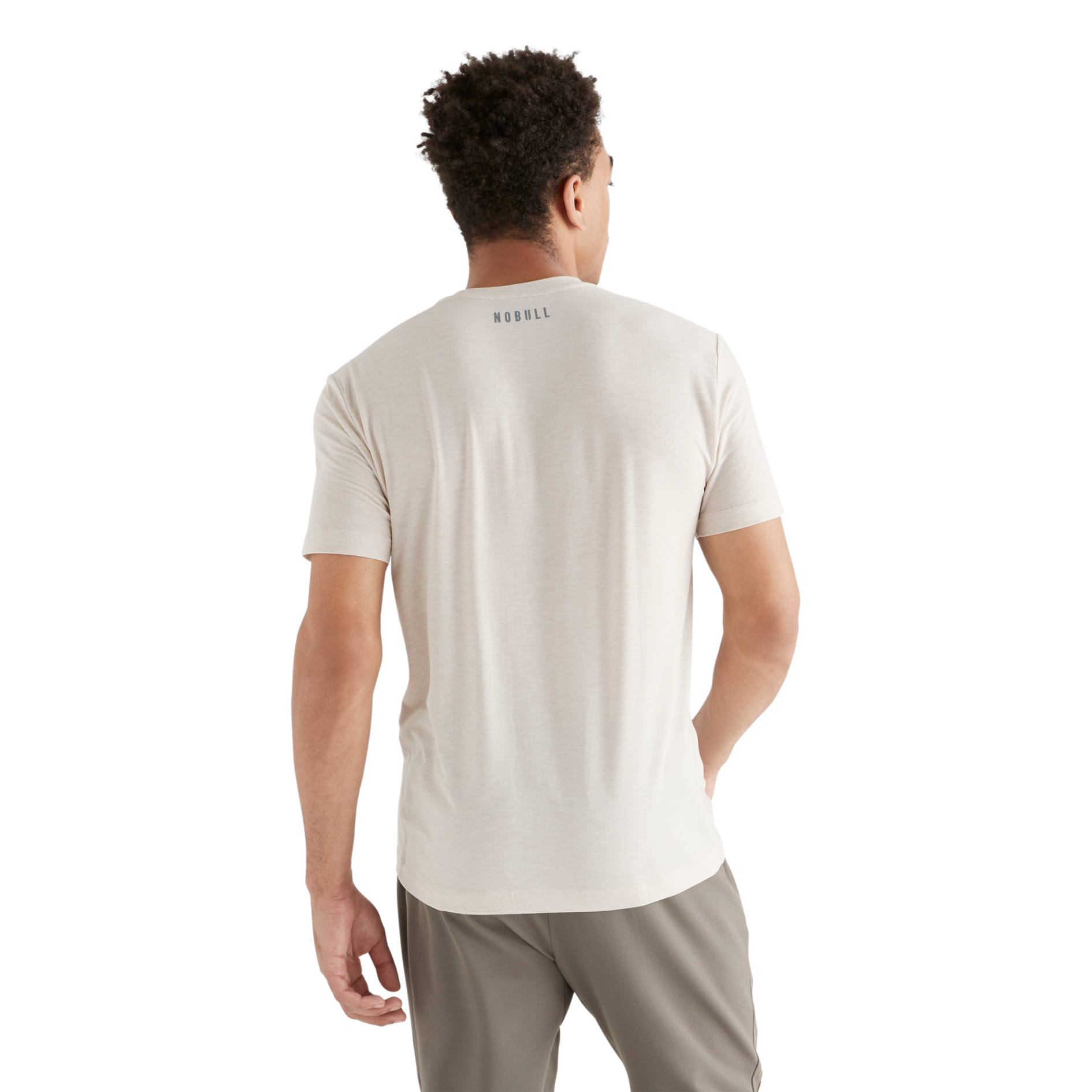 Men's Horns Graphic T-Shirt - Soft Cotton Crewneck Tee in Oatmeal - Perfect for Casual Wear, Street Style & Everyday Outfits