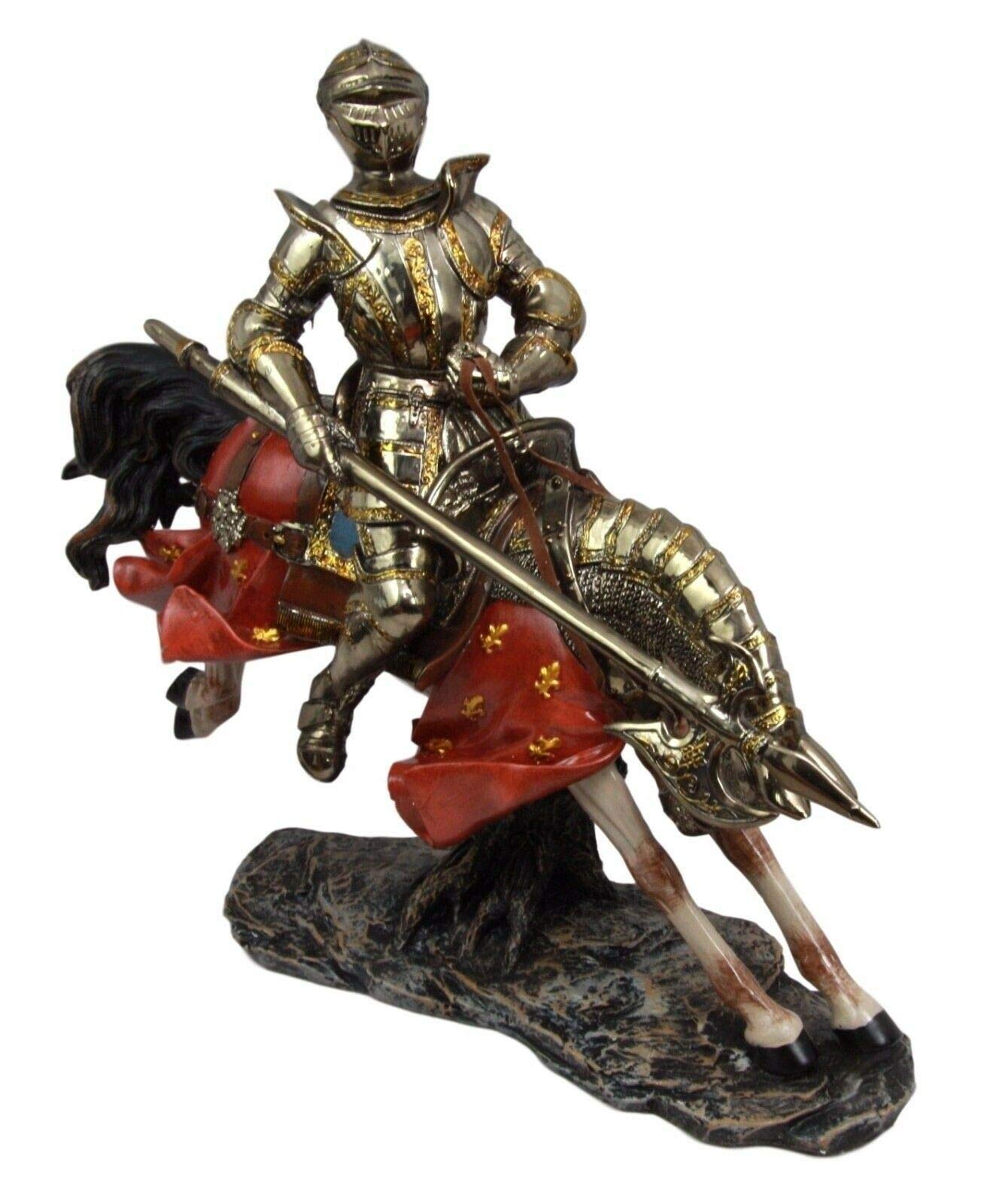 Medieval Knight Armor Statue - 12.5