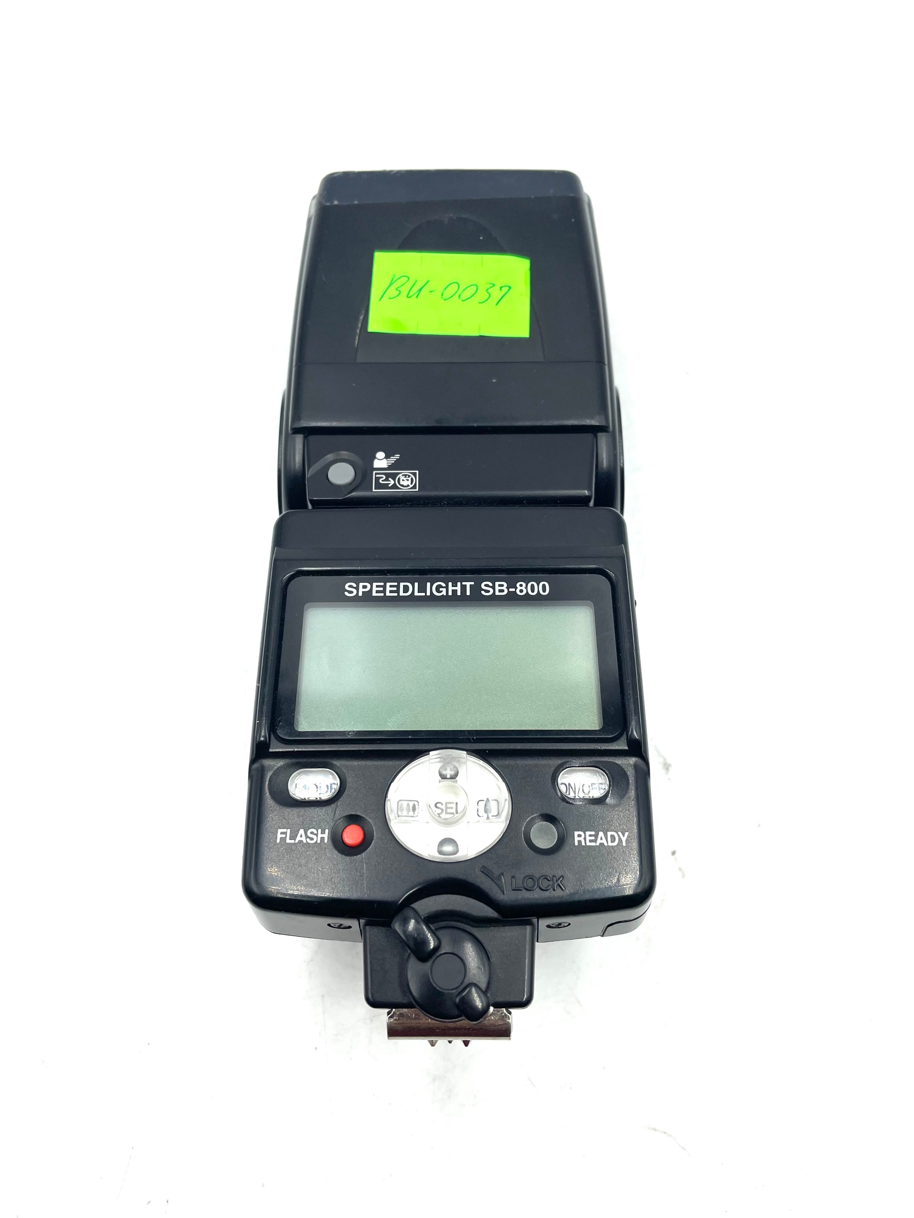 Nikon SB-800 Speedlight Flash for DSLR Cameras - Professional Photography Lighting for Portraits, Events & Studio Shoots