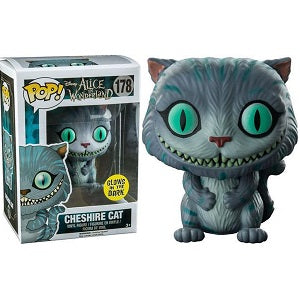 Funko Pop! Disney Alice in Wonderland Glow-in-the-Dark Cheshire Cat Vinyl Figure #178 - Perfect for Collectors, Disney Fans & Room Decor