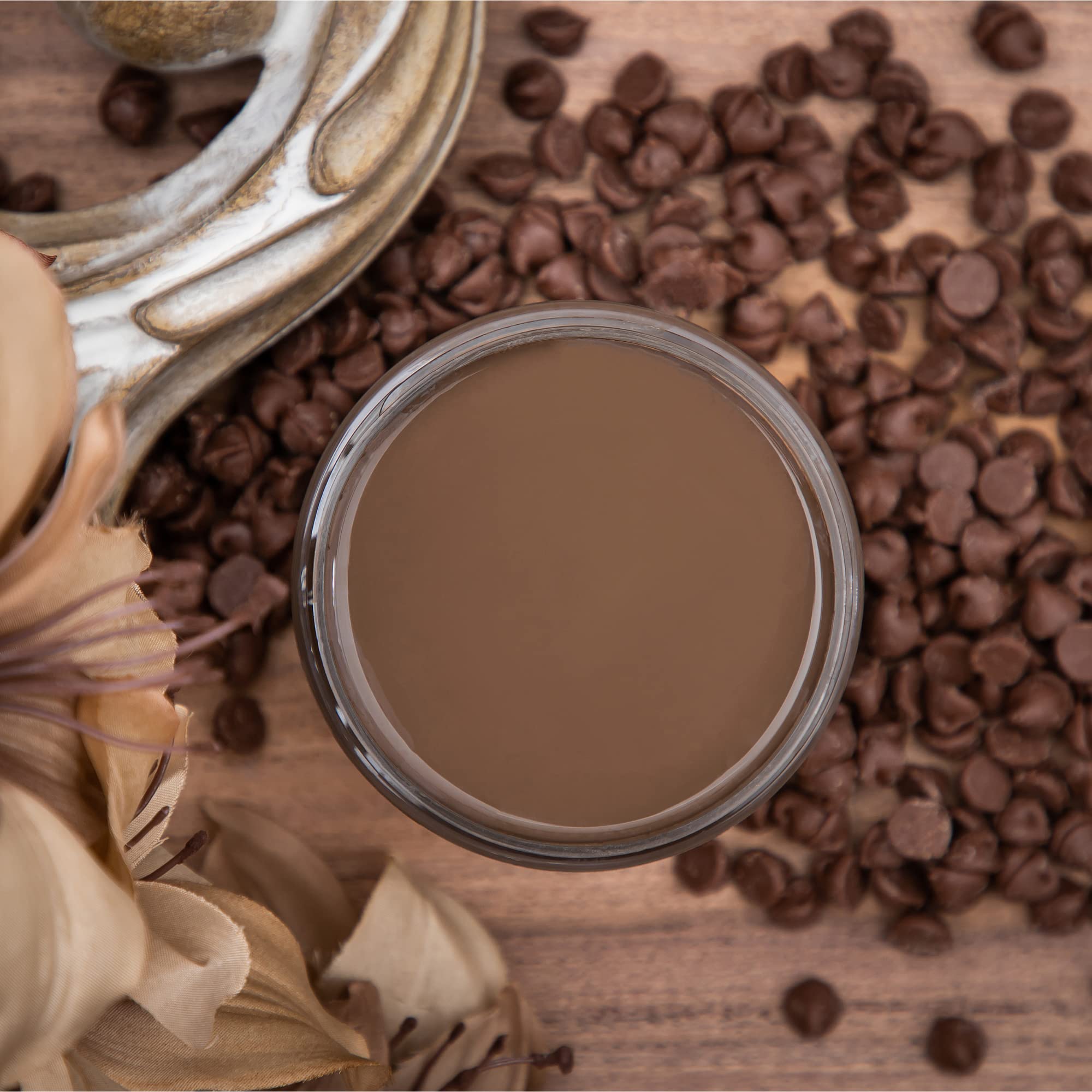 Dixie Belle Chalk Mineral Paint - Chocolate (32oz) | Matte Creamy Brown Furniture Paint for DIY Projects | Perfect for Upcycling Tables, Chairs & Home Decor