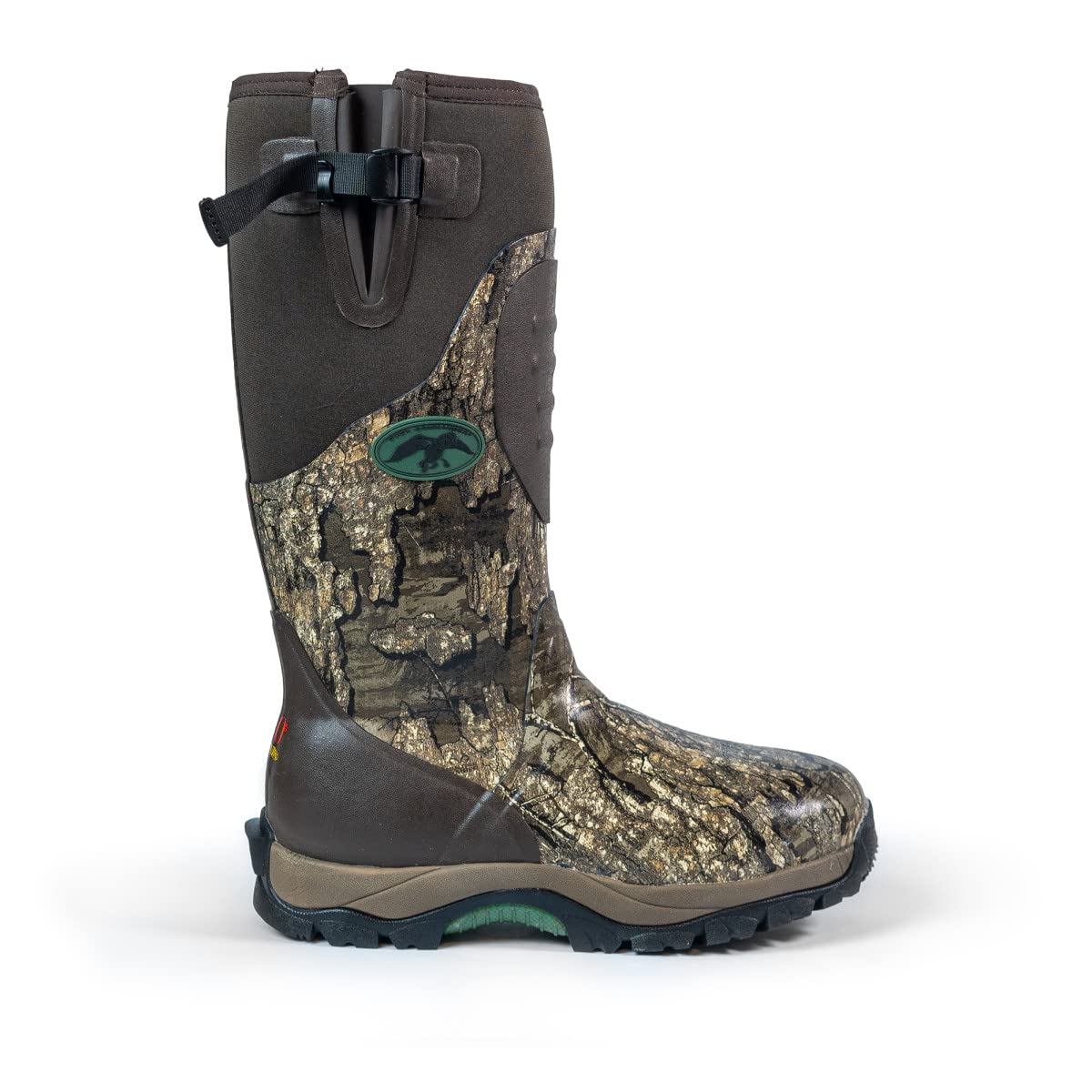 Duck Commander x Huntsman Men’s Insulated Waterproof Hunting Boots - Lightweight Camo Rubber Boots for Outdoor Hunting & Fishing Adventures