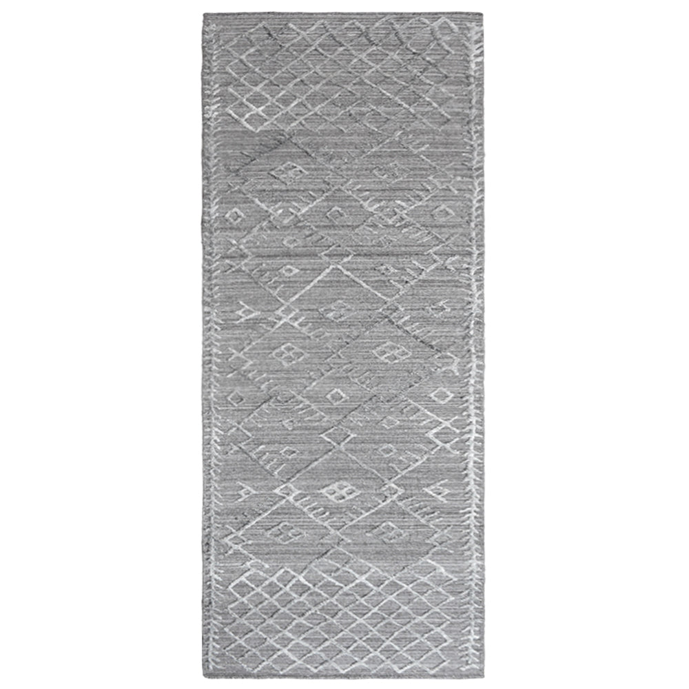 Handmade Quilted Woven Area Rug - Boho Chic Home Decor for Living Room, Bedroom & Nursery - Soft Non-Slip Floor Mat for Cozy Interior Design