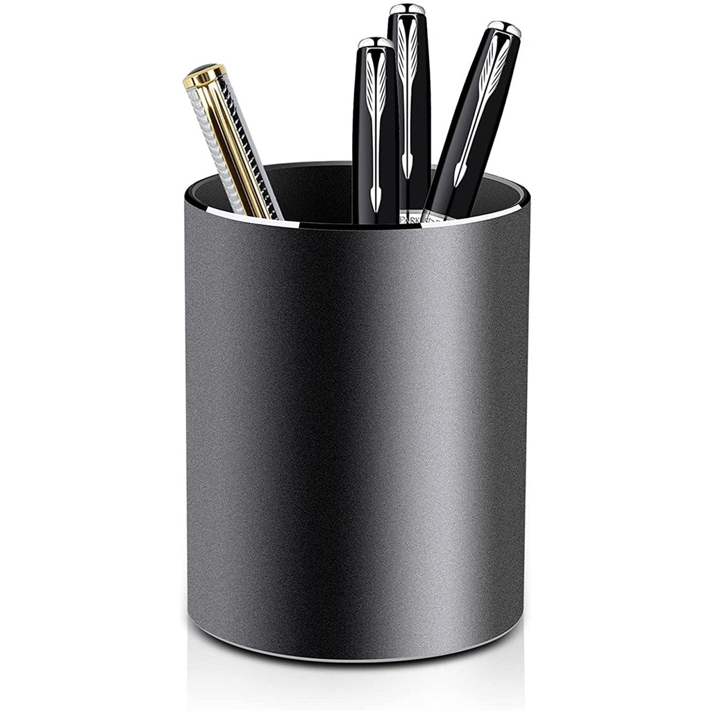 Vaydeer Solid Aluminum Pencil Holder - Multipurpose Desktop Organizer for Pens, Bottles & Stationery - Perfect for Office, School & Home Workspace Organization