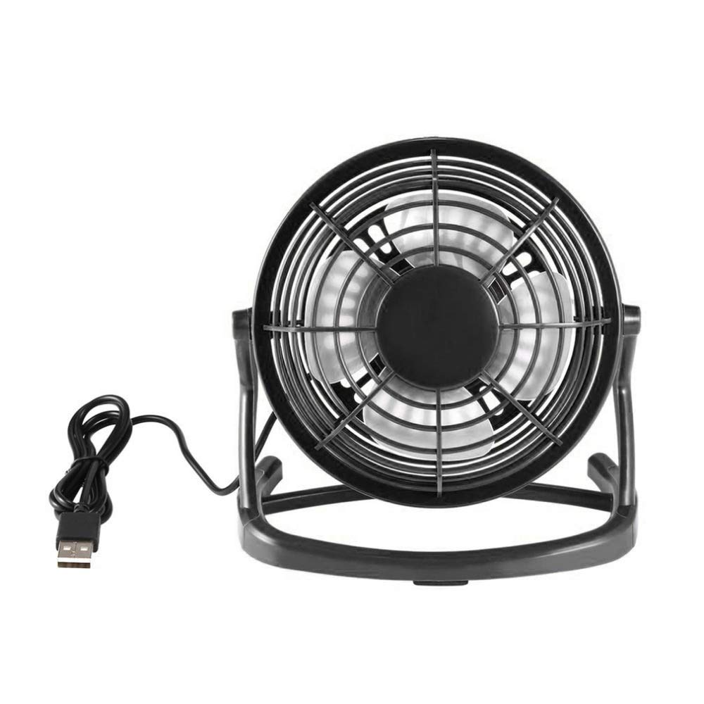 Portable USB Desk Fan - 5V Mini Cooling Fan for PC, Laptop & Notebook | Super Quiet & Silent Operation | Perfect for Office, Home & Dorm Use