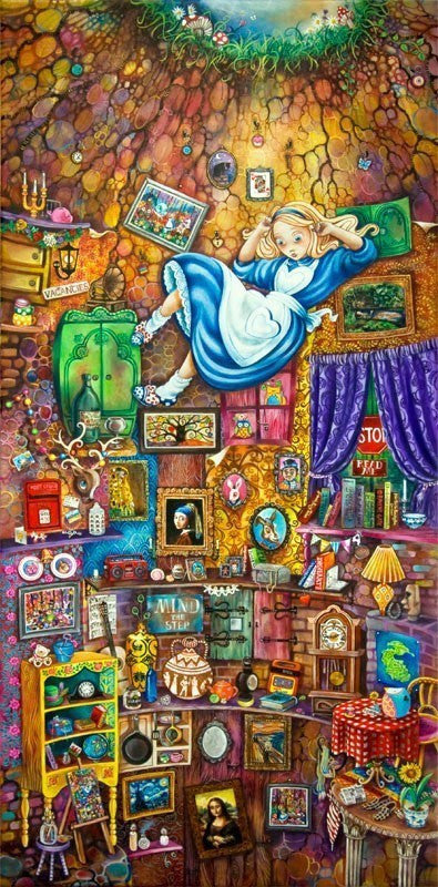 Alice Down the Rabbit Hole Special Edition - Collectible Book for Fantasy Lovers | Perfect for Gift Giving, Book Collections & Lewis Carroll Fans
