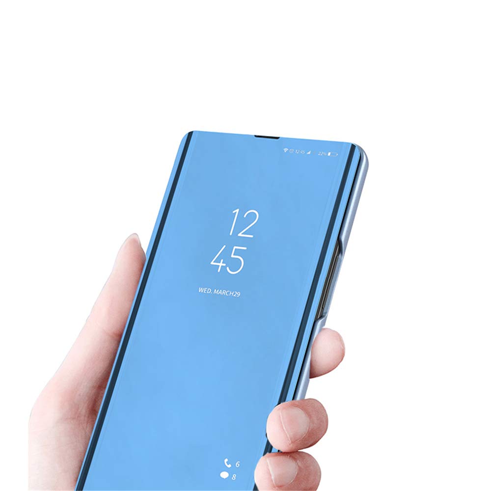 Premium Mirror Design Clear View Flip Case for iPhone 12 Pro Max (6.7