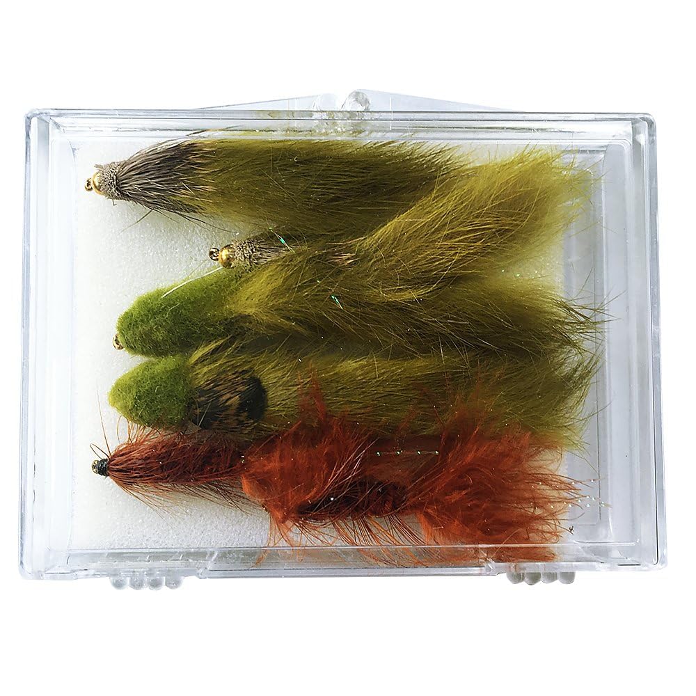 Premium Western Streamer Fly Selection - 6 Hand-Tied Trout Flies for Fly Fishing | Ideal for Trout, Bass & Salmon Fishing in Rivers & Streams