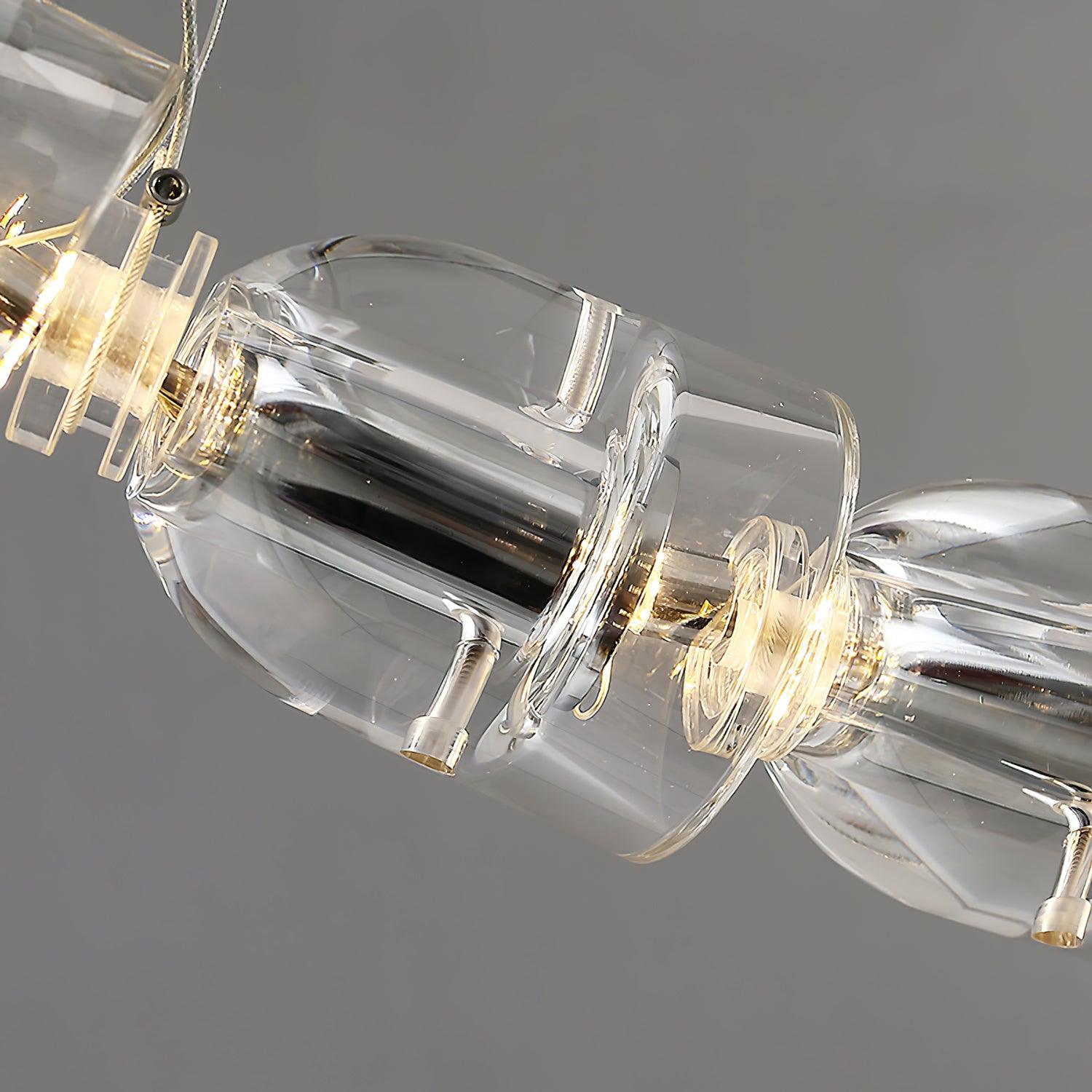 Gabriel Chandelier K - Modern Crystal Ceiling Light Fixture for Dining Room, Living Room & Bedroom | Elegant Home Decor Lighting for Wedding, Party & Luxury Interior Design