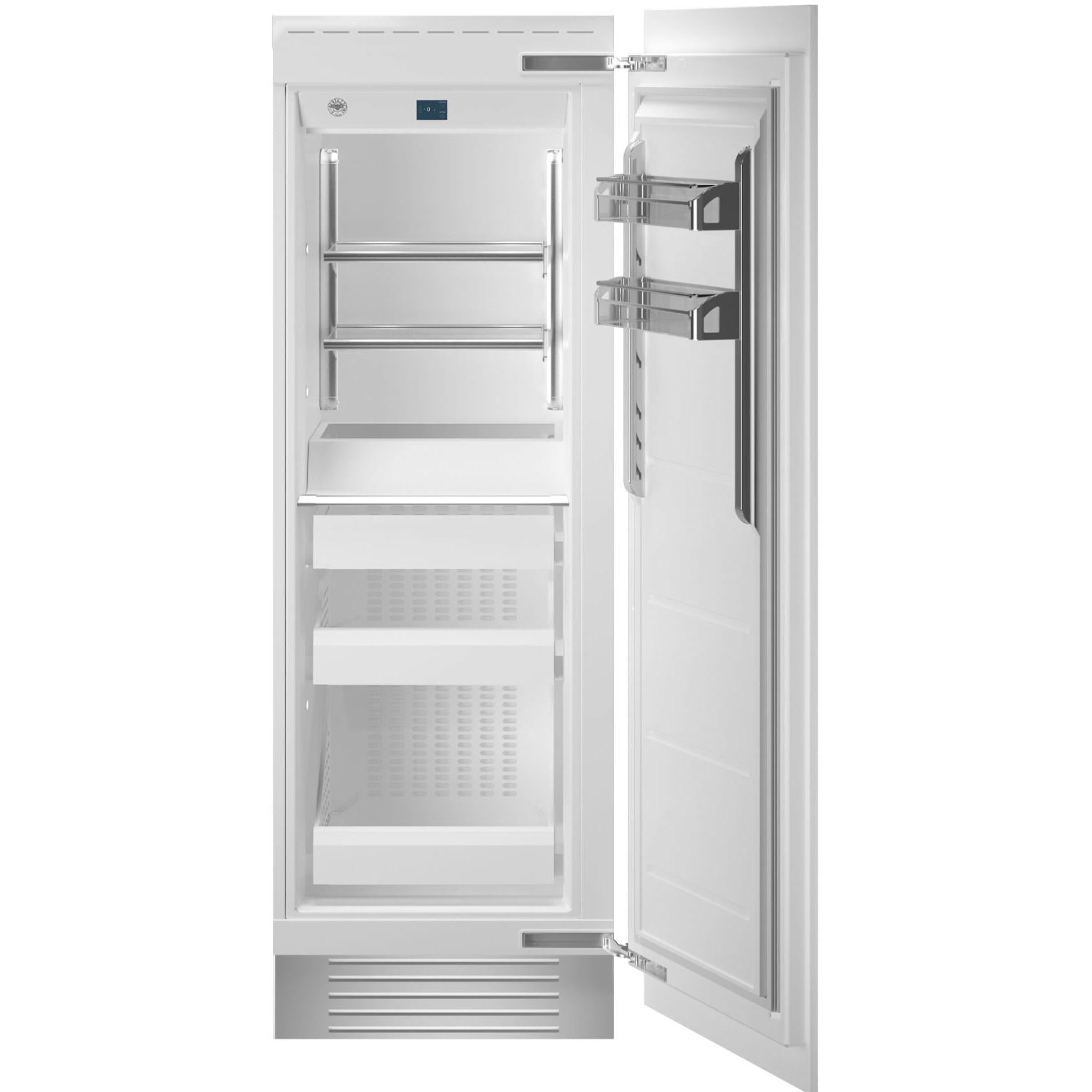 Bertazzoni 16.8 cu.ft. Upright Freezer with Ice Maker - Stainless Steel Energy Efficient REF30FCIPRR/23 - Perfect for Home, Restaurant & Commercial Kitchen Storage