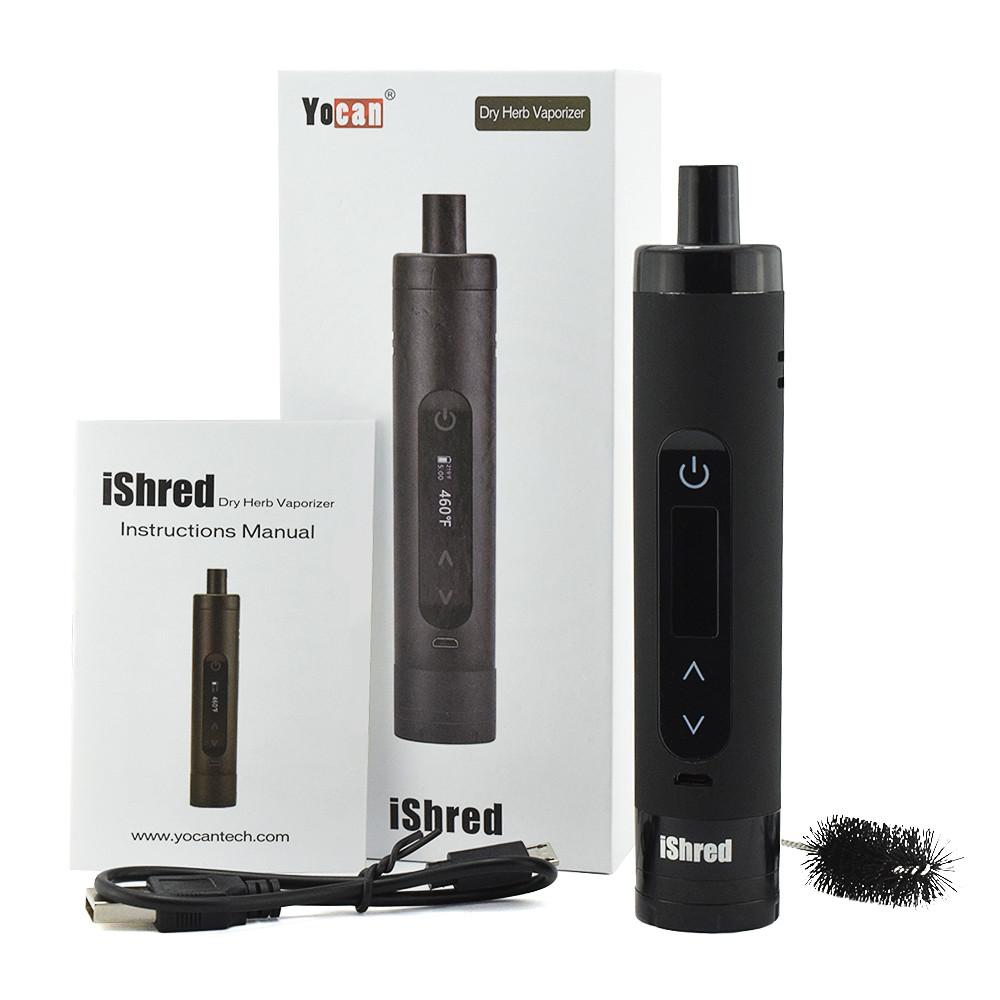 Yocan iShred Dry Herb Vaporizer - Portable & Discreet Herbal Vape Pen for Smooth Hits | Perfect for Home Use, Travel & Outdoor Activities