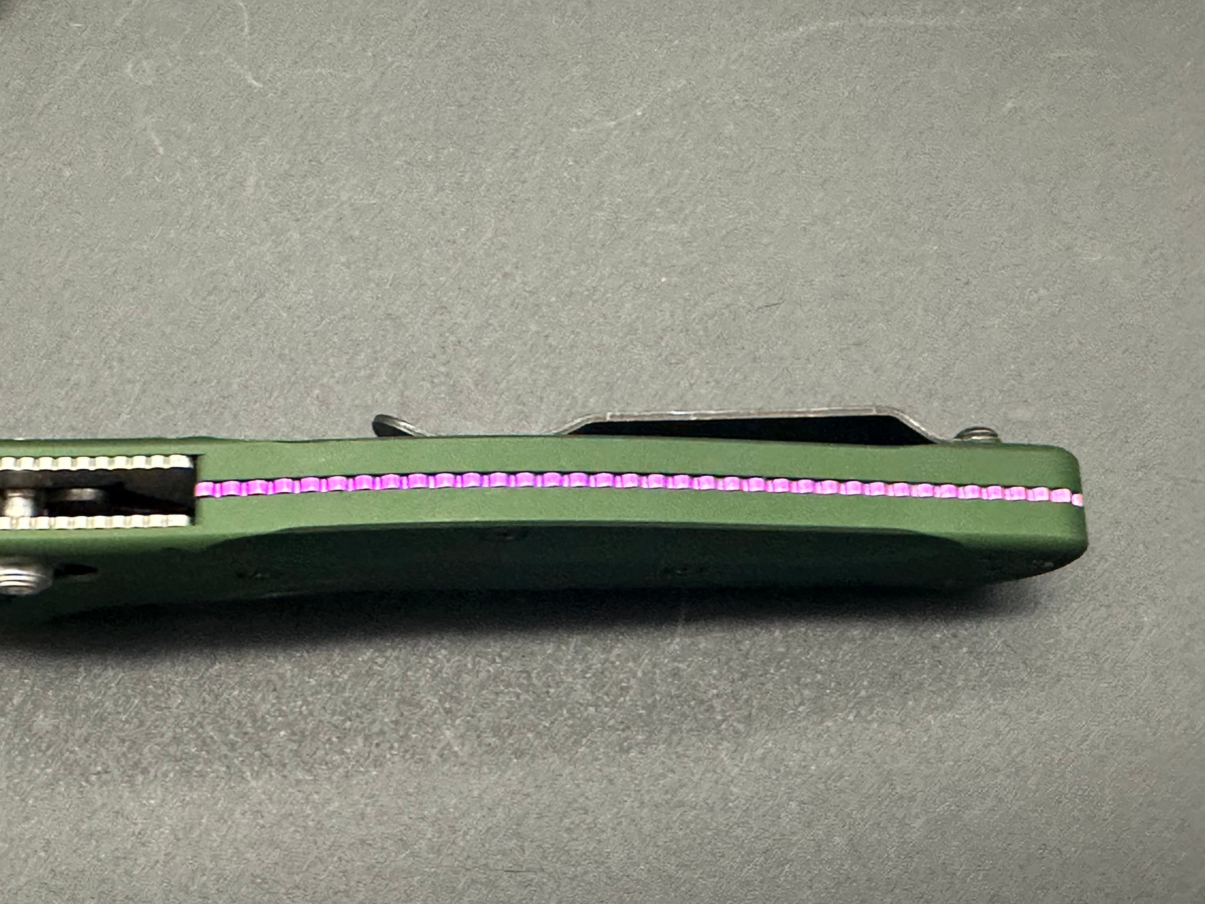 Benchmade Osborne 940 Folding Knife - Green Aluminum Handle, S30V Steel Blade - Perfect for EDC, Outdoor & Camping Use
