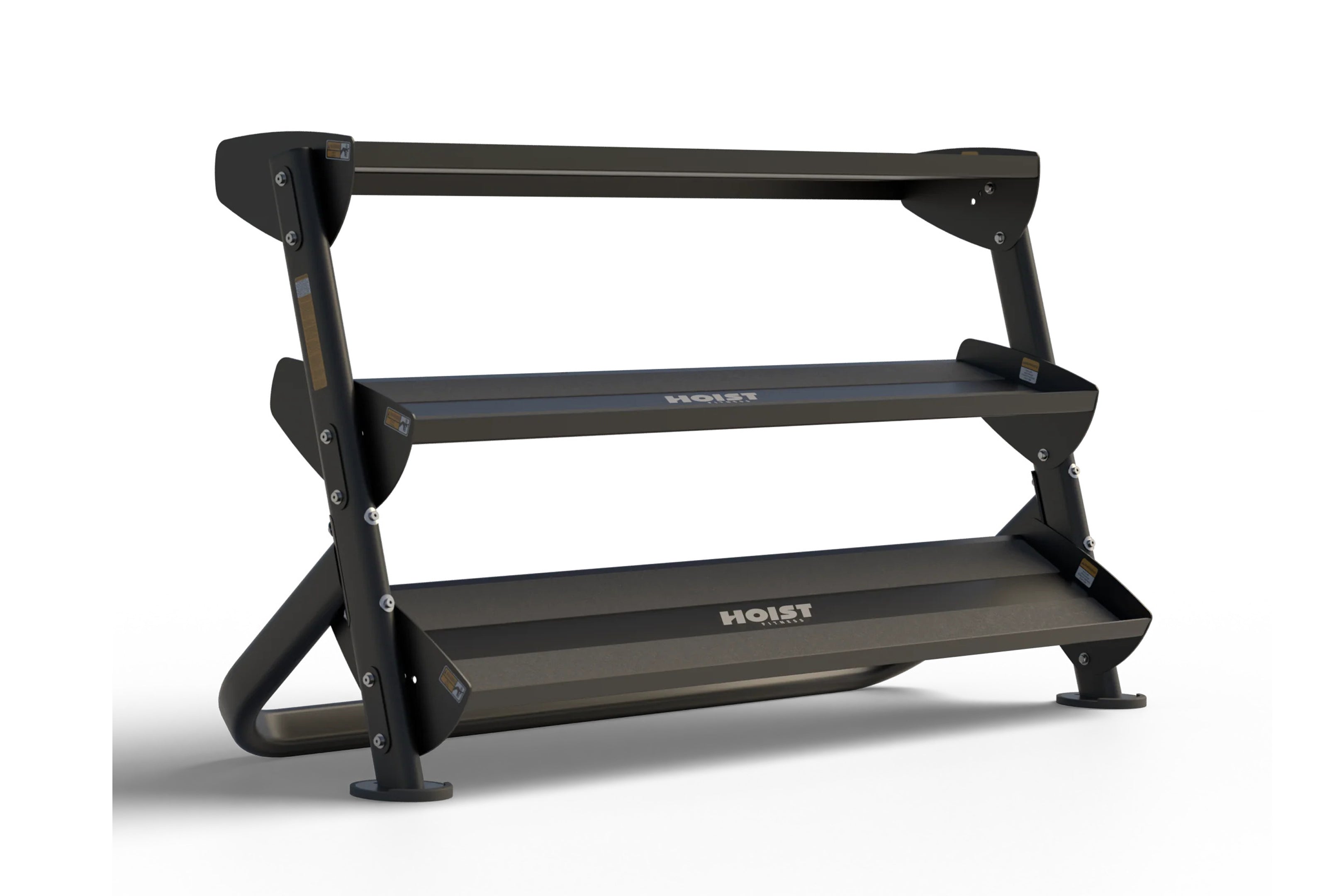 Heavy Duty 60 Dumbbell Rack with Optional 3rd Tier - HF 5461 OPT 60 | Gym Equipment Storage for Home & Commercial Use | Perfect for Weight Training & Fitness Centers