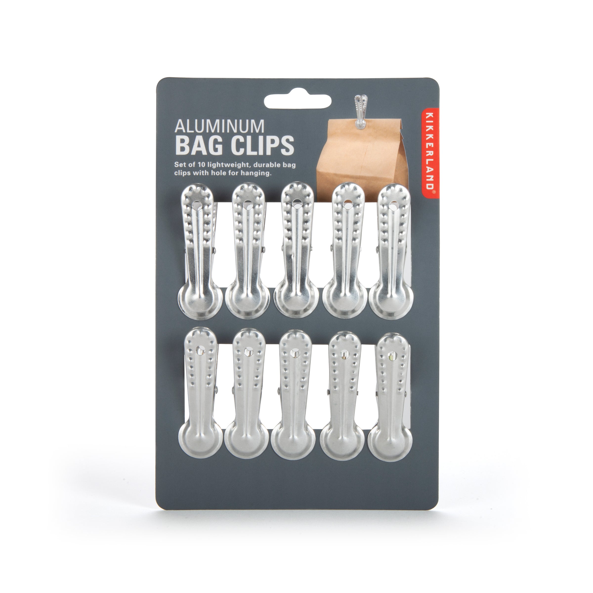 Premium Aluminum Bag Clips - Heavy Duty Food Storage Clips for Chips, Snacks, Bread & More - Airtight Seal for Freshness - Kitchen & Pantry Organization Essentials (Set of 12)