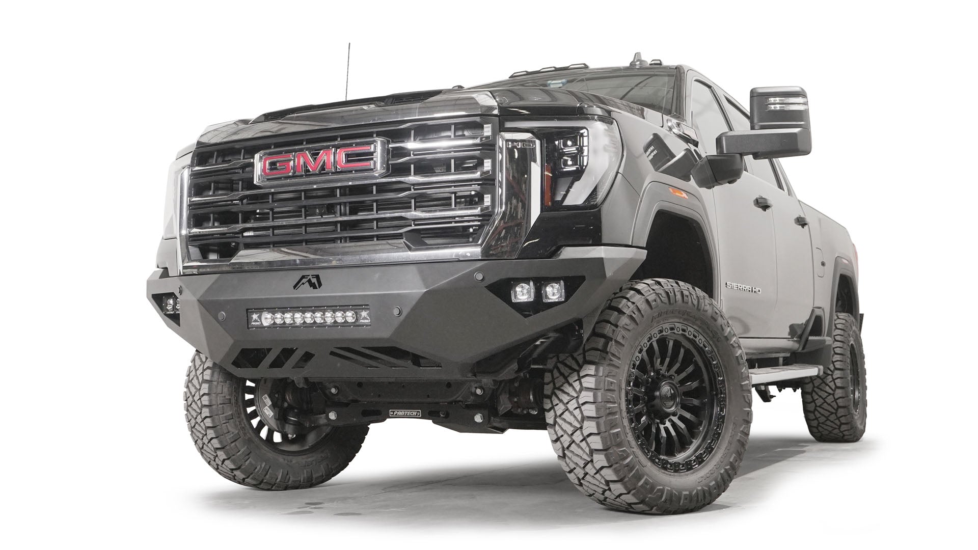 24+ GMC 2500/3500 Vengeance Heavy Duty Front Bumper with Winch Mount | Off-Road Protection & Styling Upgrade for GMC Sierra HD Trucks | Perfect for Towing, Off-Roading & Truck Customization