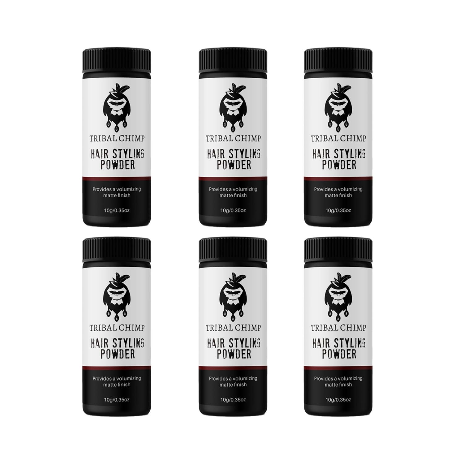 Best Hair Styling Powder for Men & Women - All-Day Invisible Hold Volumizing Texture Powder with Matte Finish (6-Pack, 10g Each) | Perfect for Fine Hair, Thickening & Creating Natural-Looking Volume for Everyday Styling