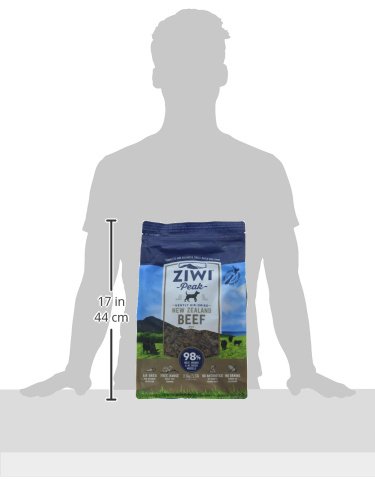 ZIWI Peak Air-Dried Dog Food - All Natural Beef Recipe, Grain Free High Protein Dog Food with Superfoods, Limited Ingredient Diet for Dogs (88oz) - Perfect for Active Dogs, Sensitive Stomachs & Allergy-Prone Pets