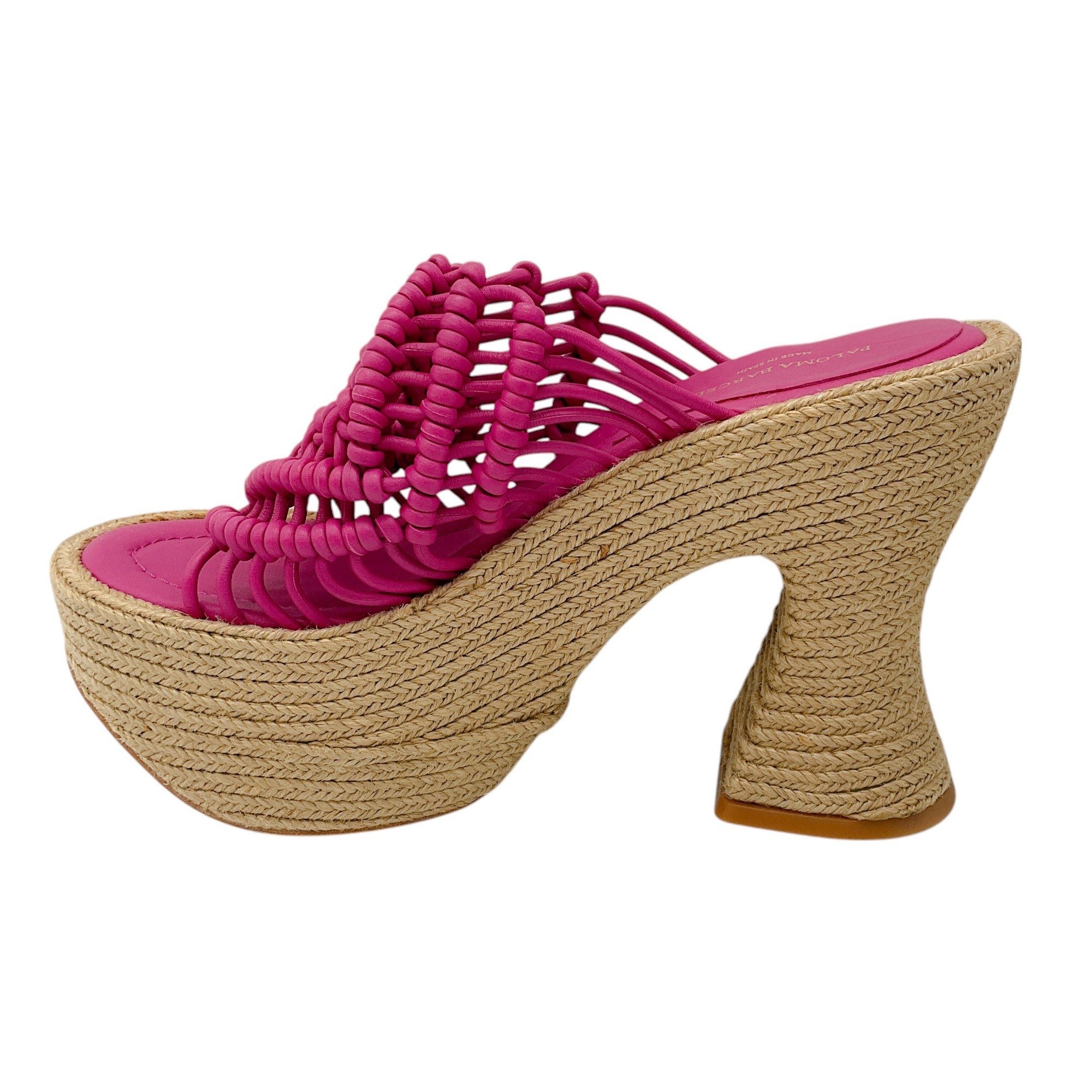 Paloma Barcelo Women's Pink Salma Espadrille Platform Sandals - Comfortable Summer Wedge Shoes for Beach, Vacation & Casual Outings