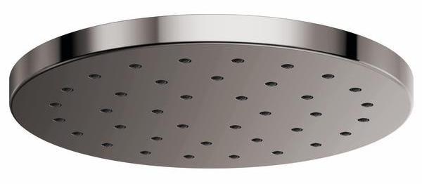 Brizo 81987 BNX 2.5 H2OKinetic Round Raincan Shower Head - 2.5 GPM, Brilliance Black Onyx Finish for Luxurious Spa-Like Shower Experience | Perfect for Bathroom Renovation & Modern Home Decor