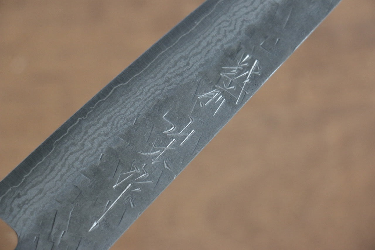 VG10 Hammered Damascus Nashiji Petty Utility Knife 160mm - Japanese Kitchen Knife with Red Pakka Wood Handle - Perfect for Slicing, Chopping & Precision Cutting Fruits, Vegetables & Boneless Meat