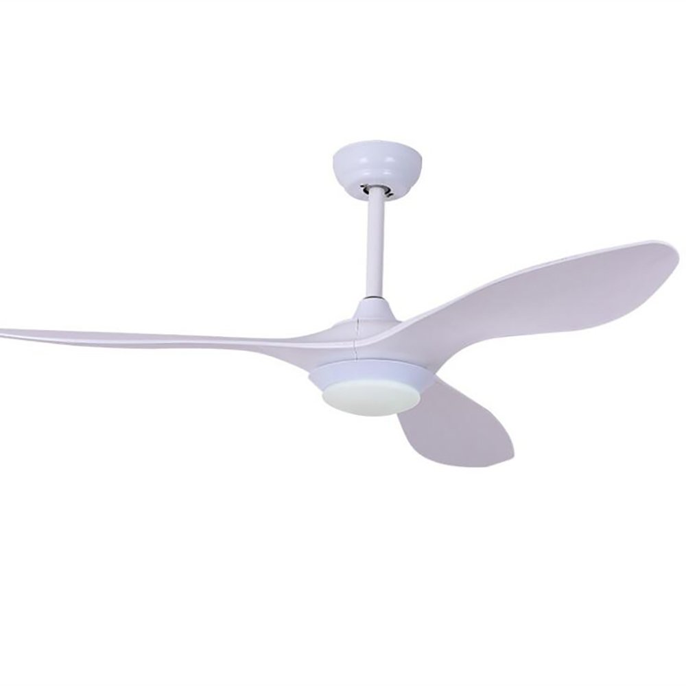 YUEGOO Ceiling Fan with Light - LED Imitation Leaf ABS Blades, Nordic Style Chandelier Fan for Living Room, Bedroom & Restaurant | Energy Efficient Cooling & Decorative Lighting for Home & Commercial Spaces