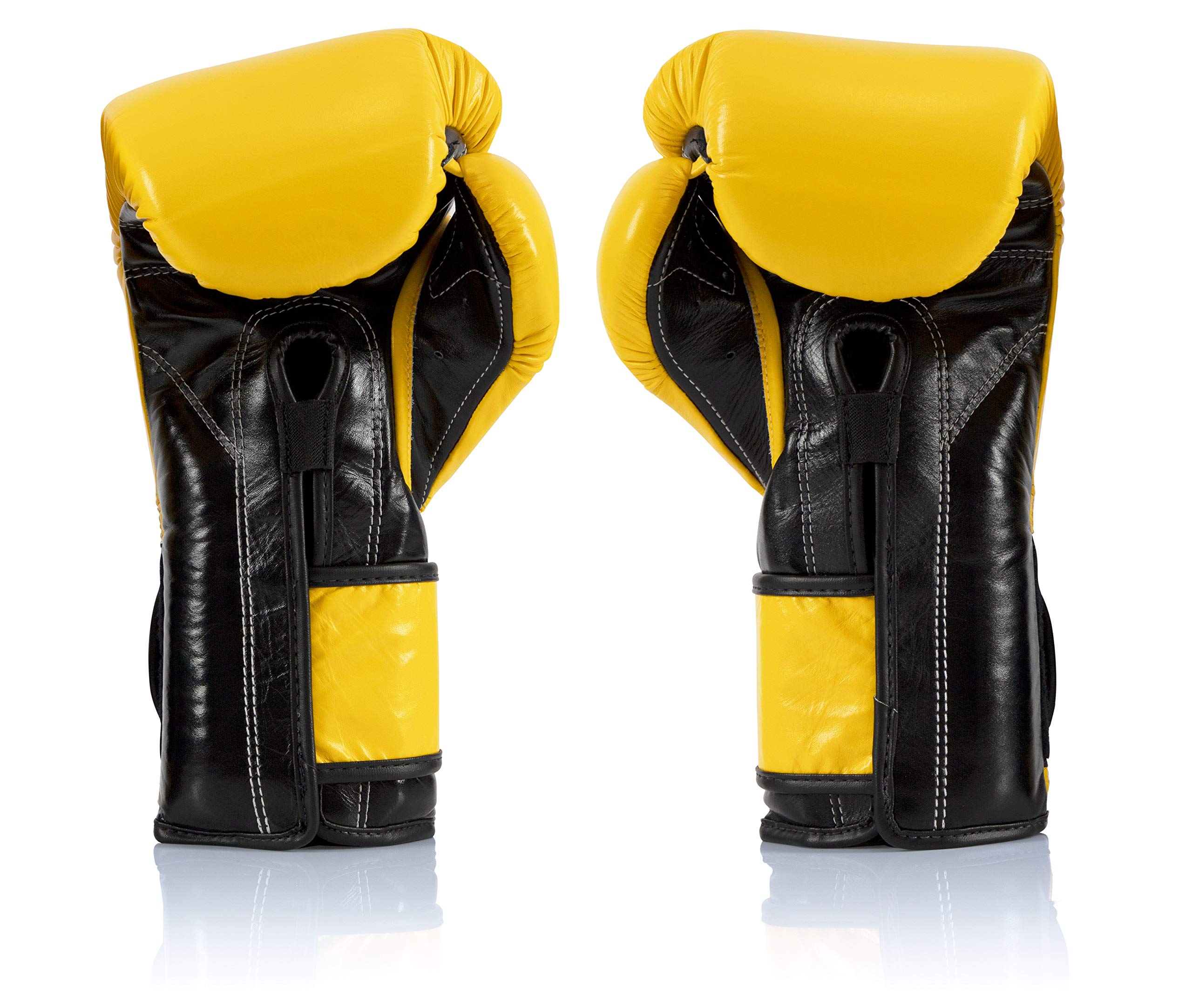 Fairtex BGV9 Muay Thai Boxing Gloves for Professionals & Trainers - Mexican Style MMA Gloves for Heavy Hitters | Lightweight, Shock-Absorbent Punching Gloves for Kickboxing, Sparring & Training