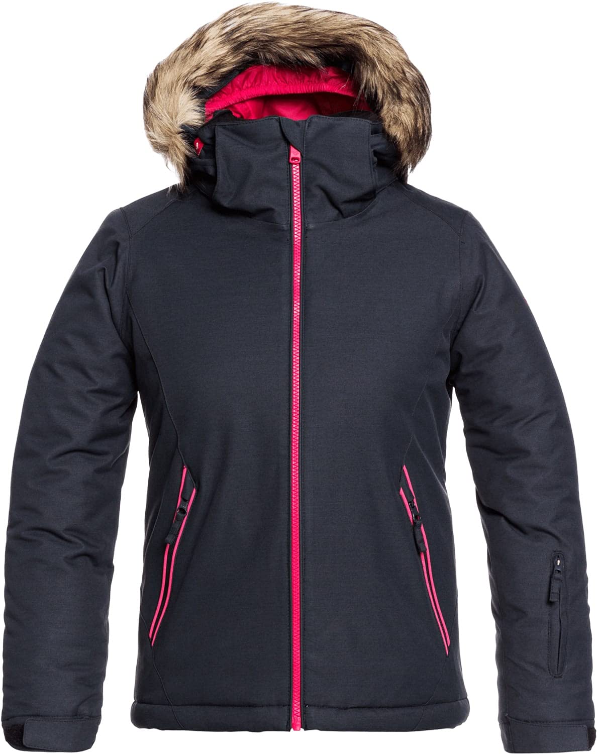 Roxy Kids Girls American Pie Solid Snow Jacket - Waterproof Winter Coat for Big Kids (8-14 Years) - Perfect for Skiing, Snowboarding & Outdoor Winter Activities
