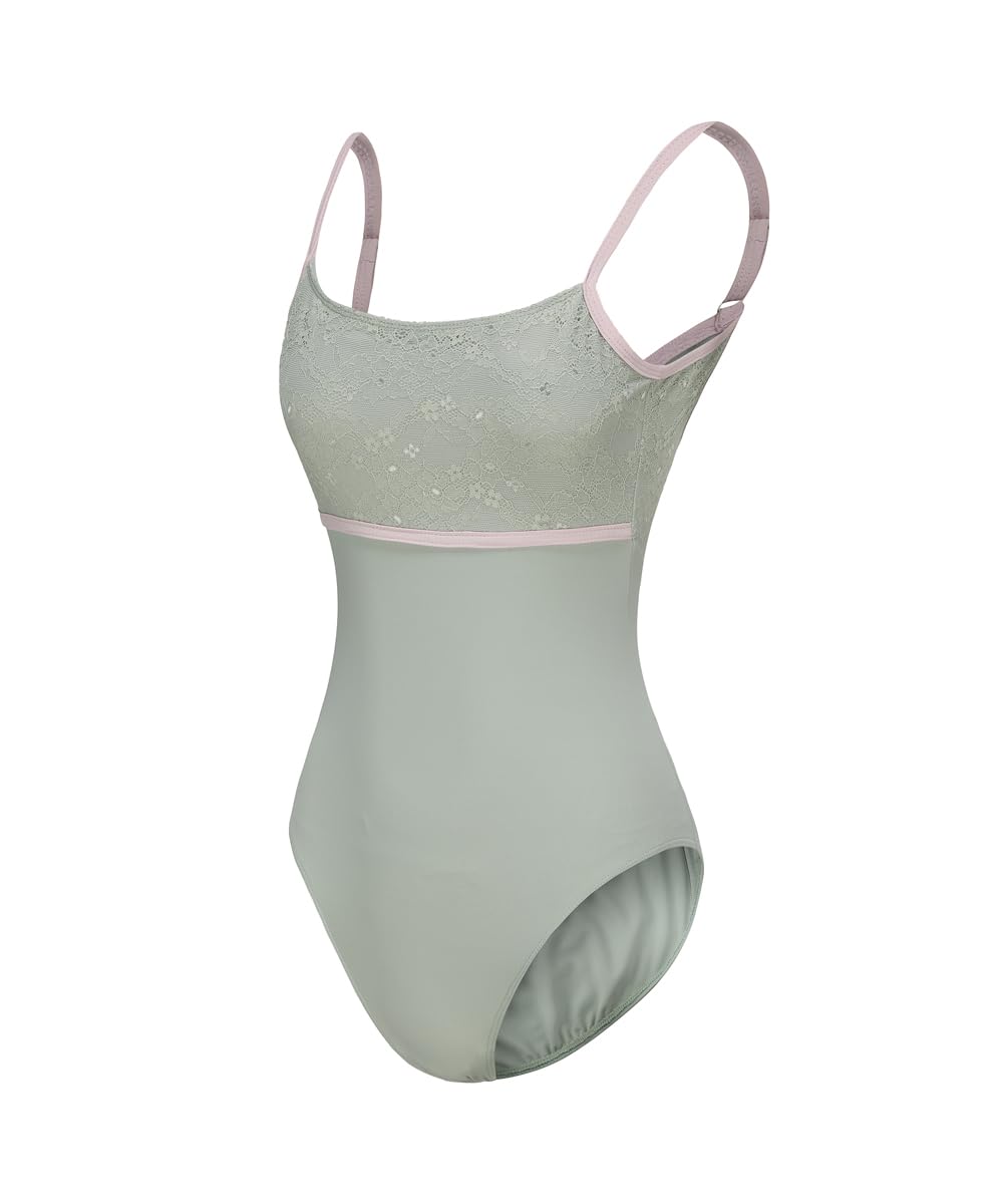 Women's Adjustable Strap Camisole Ballet Leotard - Gymnastics Bodysuit for Dance & Yoga - Perfect for Ballet Class, Gym Workouts & Performance Costumes