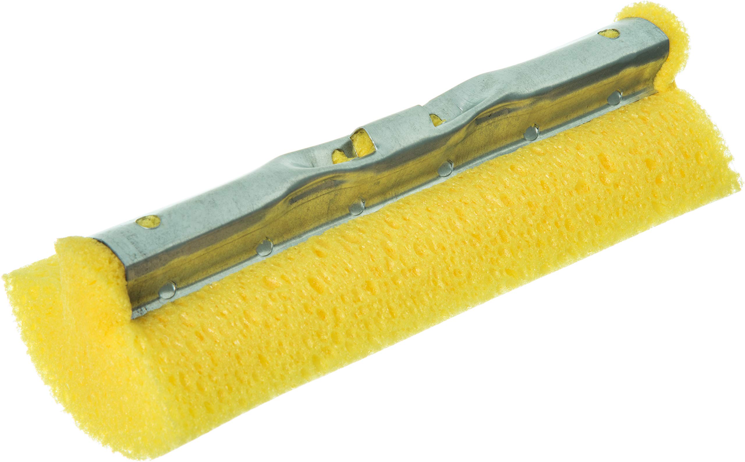 SPARTA Flo-Pac Sponge Mop Roller Mop - 12 Inch Heavy Duty Cleaning Mop with Replaceable Head, Yellow (Pack of 6) - Ideal for Kitchen, Bathroom, and Hard Floor Cleaning