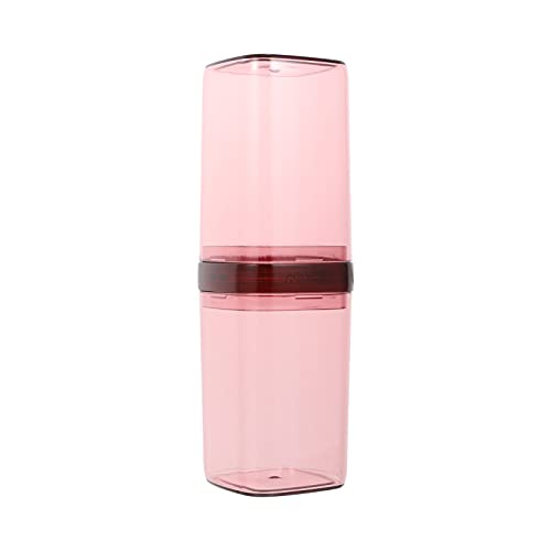 DOITOOL Portable Travel Toothbrush Case with Toothpaste Holder - Compact Wash Cup Organizer for Business Trips, Camping & Daily Use | Perfect for Travel, Gym & On-the-Go Oral Care