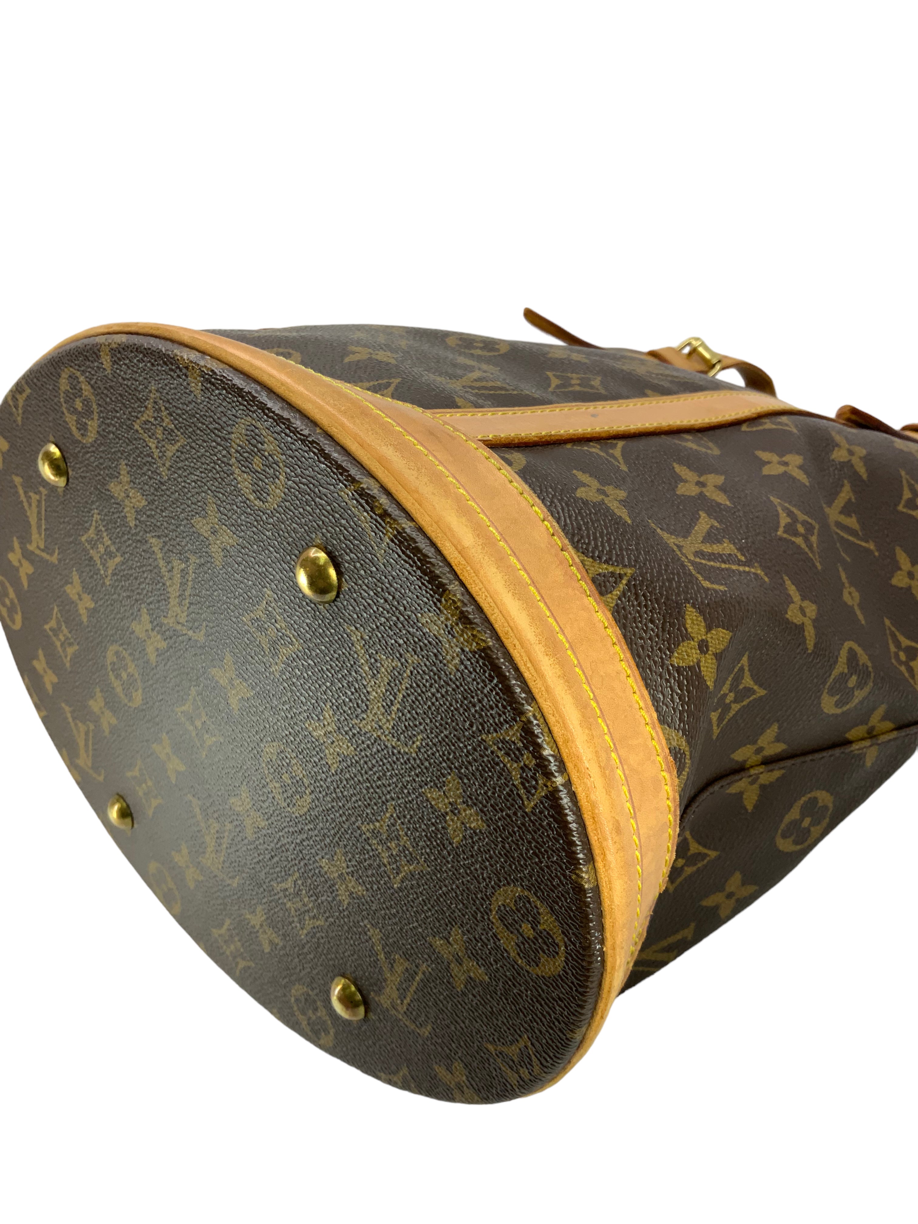 Authentic Louis Vuitton Monogram Canvas Bucket Bag GM - Luxury Designer Handbag for Women, Perfect for Travel, Shopping & Everyday Use