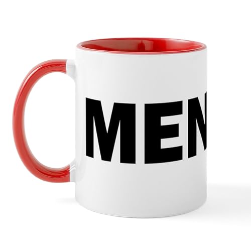 White/Red Inside - MENSCH Mug