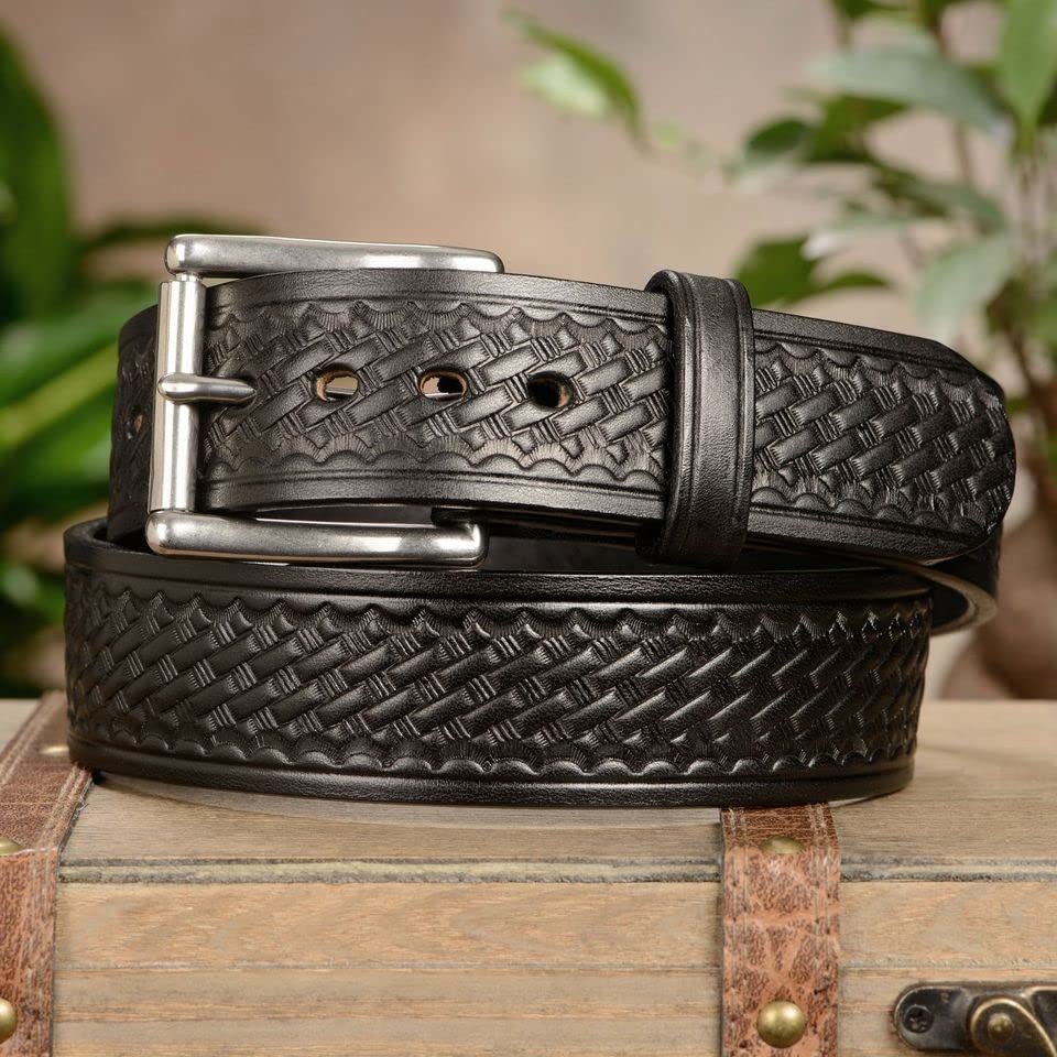 Premium Bullhide Leather Belt for Men - 1.75